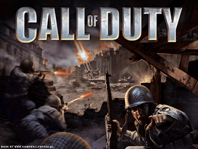 Call of Duty: Finest Hour title screen for Xbox